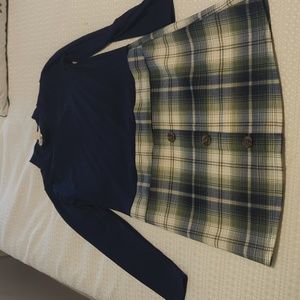 Knit Works plaid dress